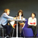 Le panel des intervenantes à la conférence. [Photo : Jean-François Moreau]