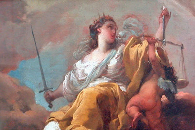 Allegorie de la Justice, Gaetano Gandolfi, vers 1760-1770, Musée du Louvre.
